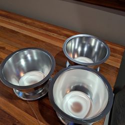 Spun Aluminum Light Reflectors 7" x 4" New
