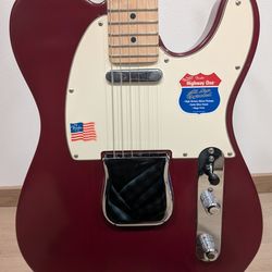 Fender Highway 1 Telecaster w/ ashtray cover and vintage Fender case.