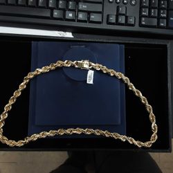 Rope Chain - Yellow Gold 10k (.417) 287.9 grams 28 inch