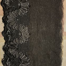 New Net fabric embroidered Lace Black