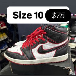 Jordan 1s Bloodline Size 10