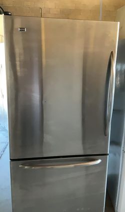 Maytag Bottom Freezer Stainless Steel Refrigerator Fridge
