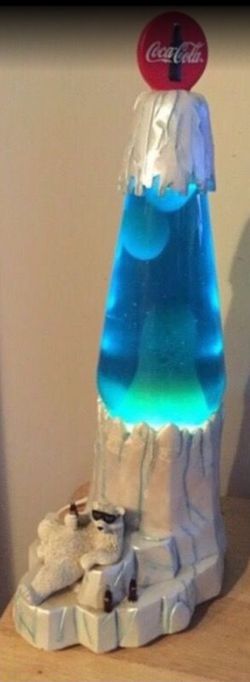 Limited Edition Cocacola Lava Lamp