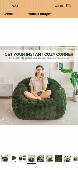 Bin bag chair for adult new $$100