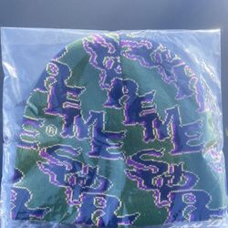 Supreme Gothic outline beanie (green) SS26