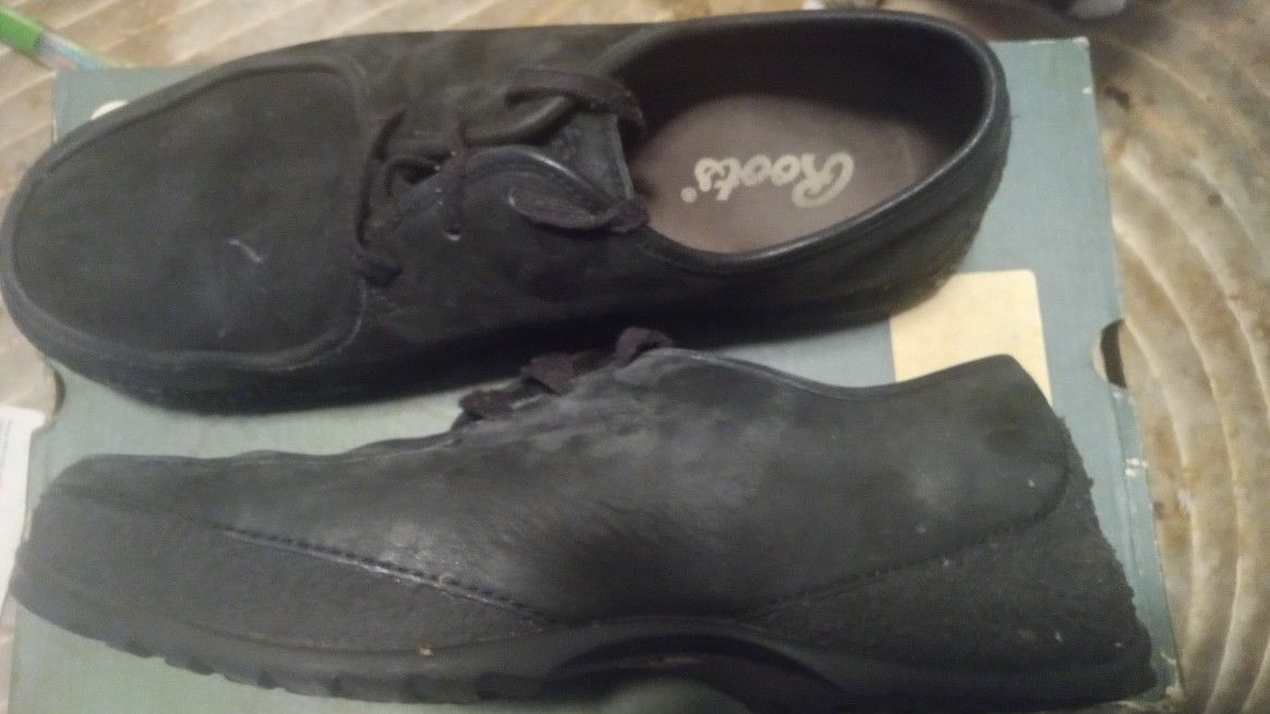 Roots Brand Leather Luxury Walking Shoes