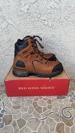 WORK BOOTS RED WING 2401 ALUMINUM TOE ELECTRIC HAZARDS WATERPROOF SIZE 10.5