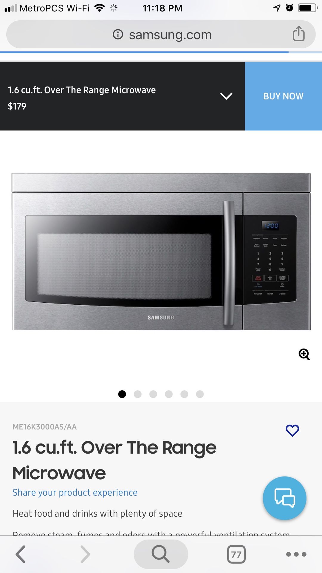 Brand New Samsung Microwave