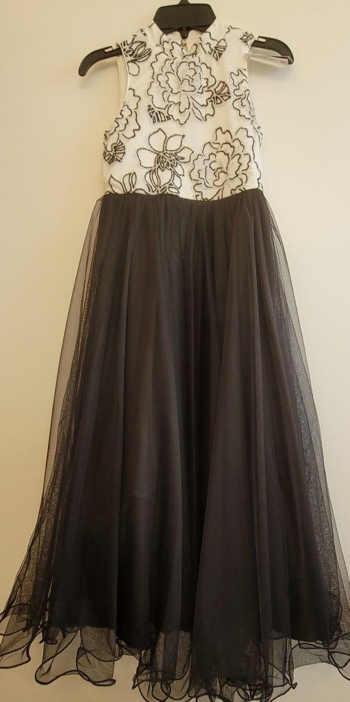 Size 8 Kids Dress Floor Length