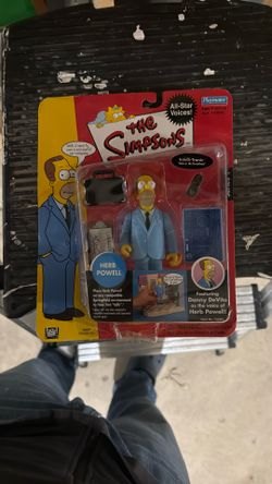 Simpsons All Star Voices 1 Herb Powell Playmates Action Figure