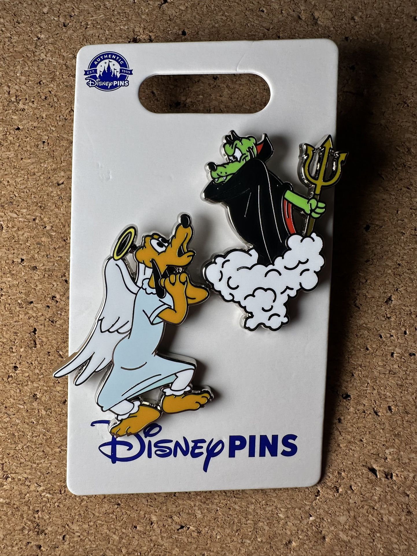 2024 Disney Parks Pluto Angel and Devil Disney Trading Pins NEW