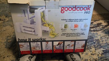 GoodCook Pro Tabletop Veggie Spiralizer - Open Box (Parts Sealed!)