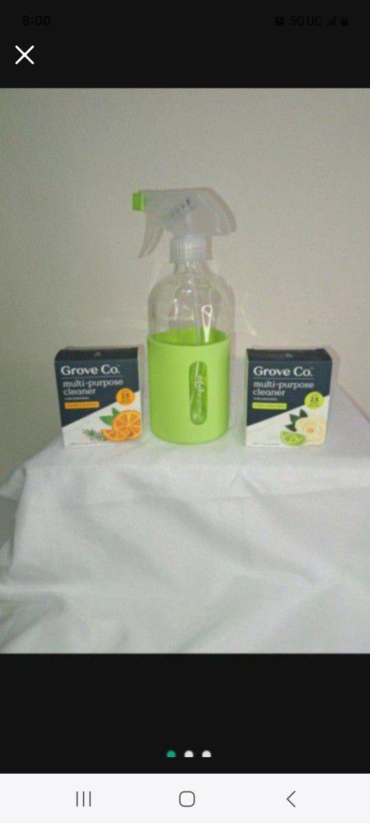 Grove Multi-Purpose Cleaner Concentrates & Spray Bottle