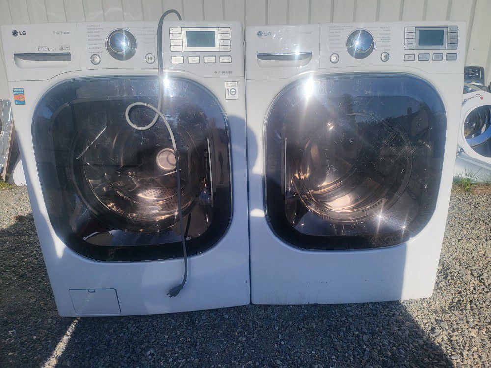 Lg Washer And Dryer Set Electric 