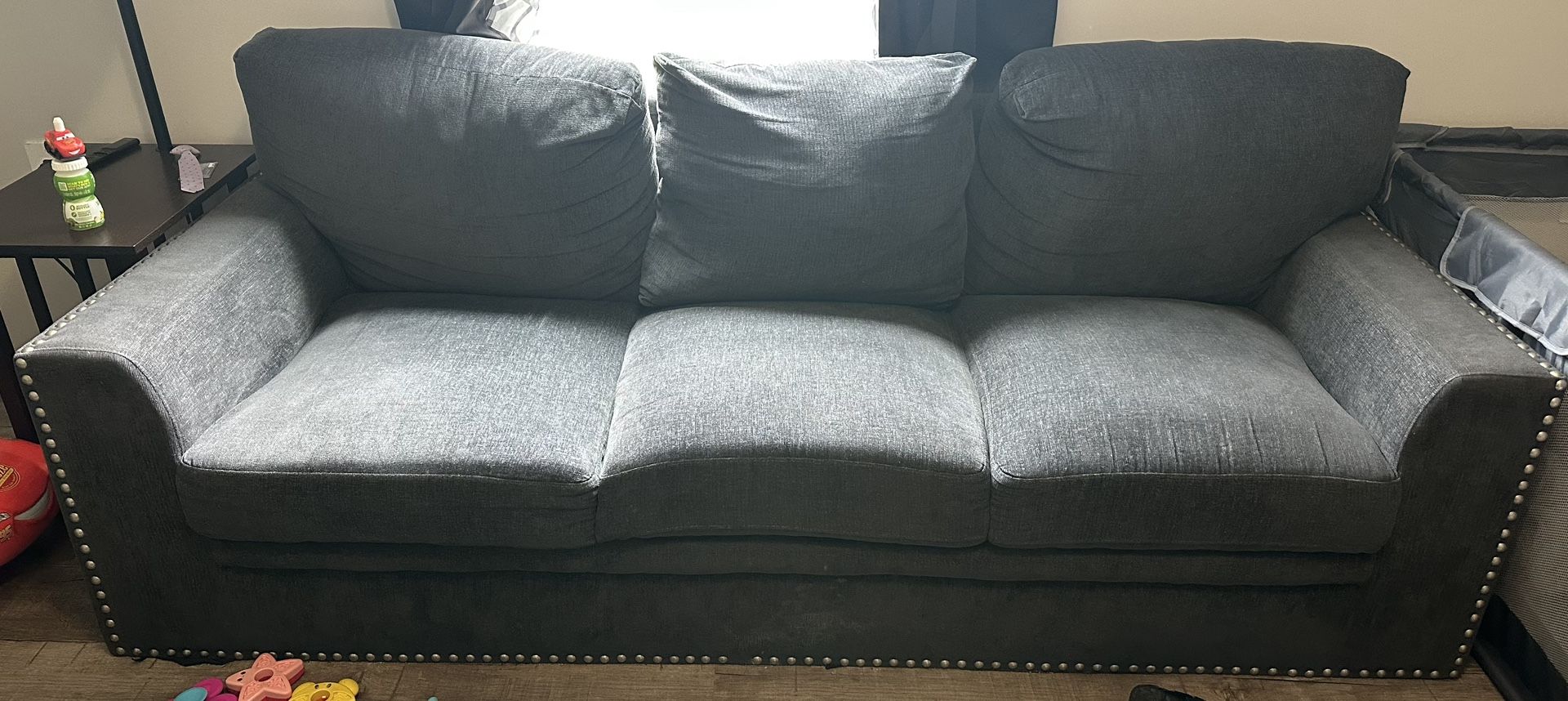 Sofa, Love Seat And Ottoman