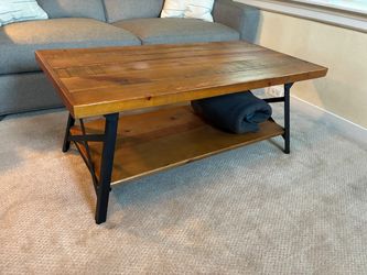 Rustic Solid Wood Coffee Table