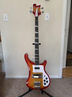 2026 Custom RIC 4003 Sunburst 4-String Electric Bass