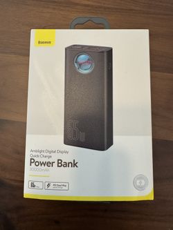 Baseus 30000mAh 65W Power Bank USB Portable Charger - NEW