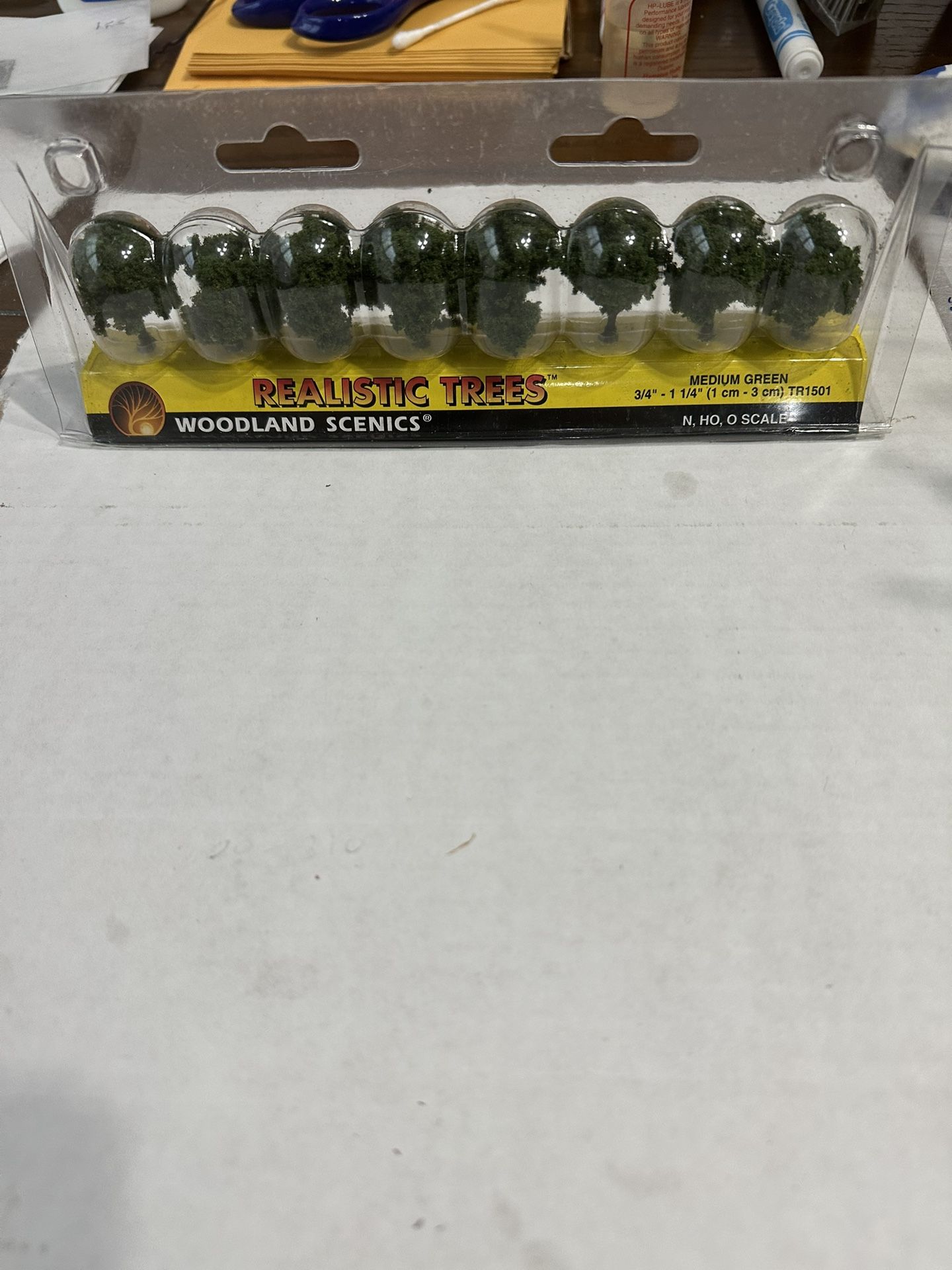 Woodland Scenic Medium Green Trees 8 Brand New O Scale