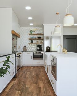 Slim White Shaker Kitchen Cabinet for Sale