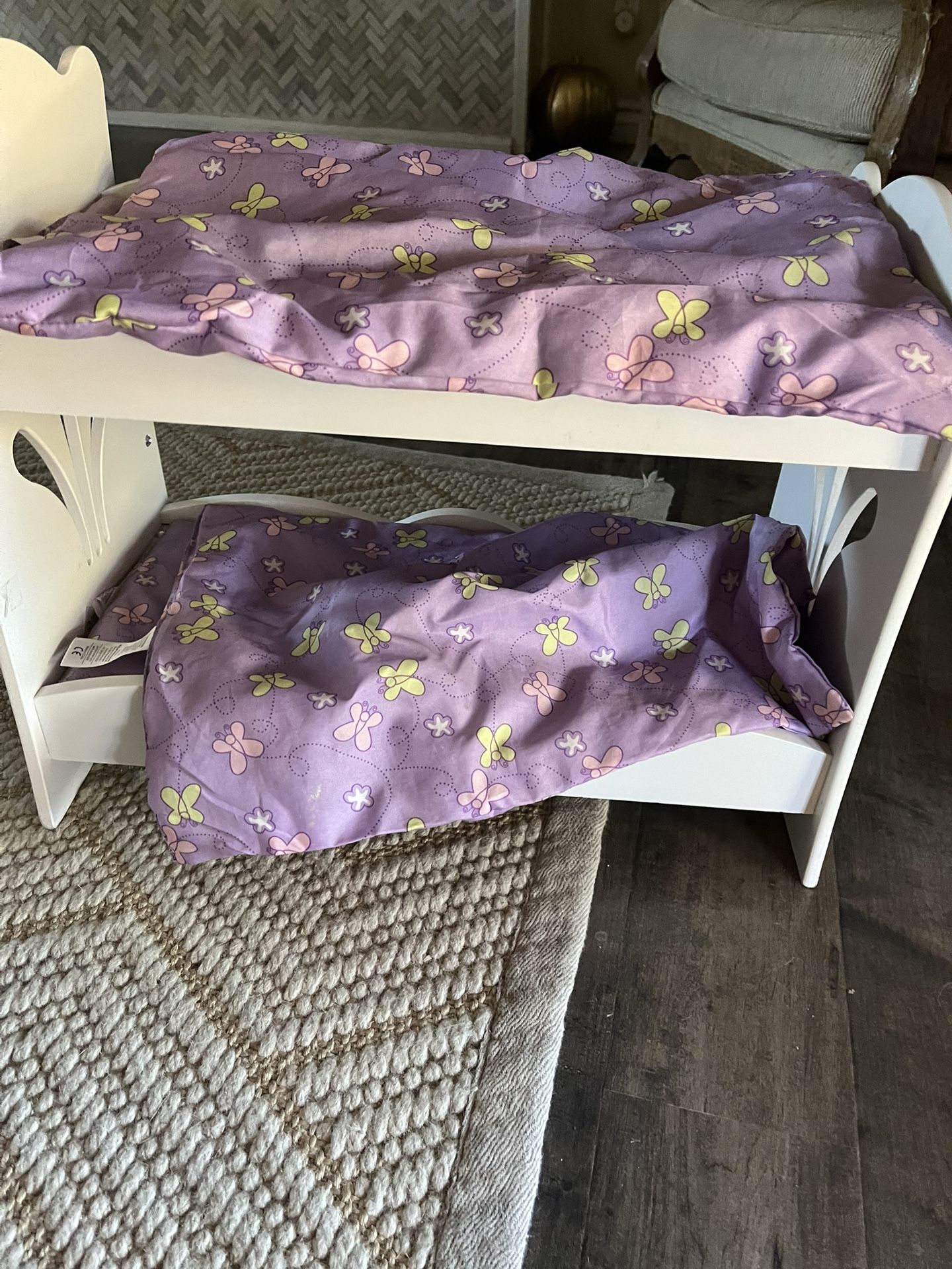 Wood Doll Bed