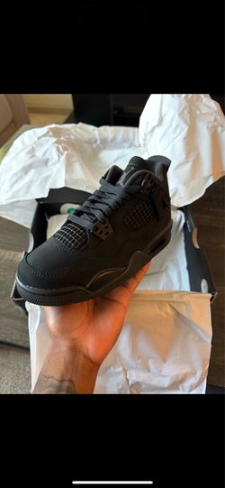 Jordan 4 Black Cat Size 3.5Y