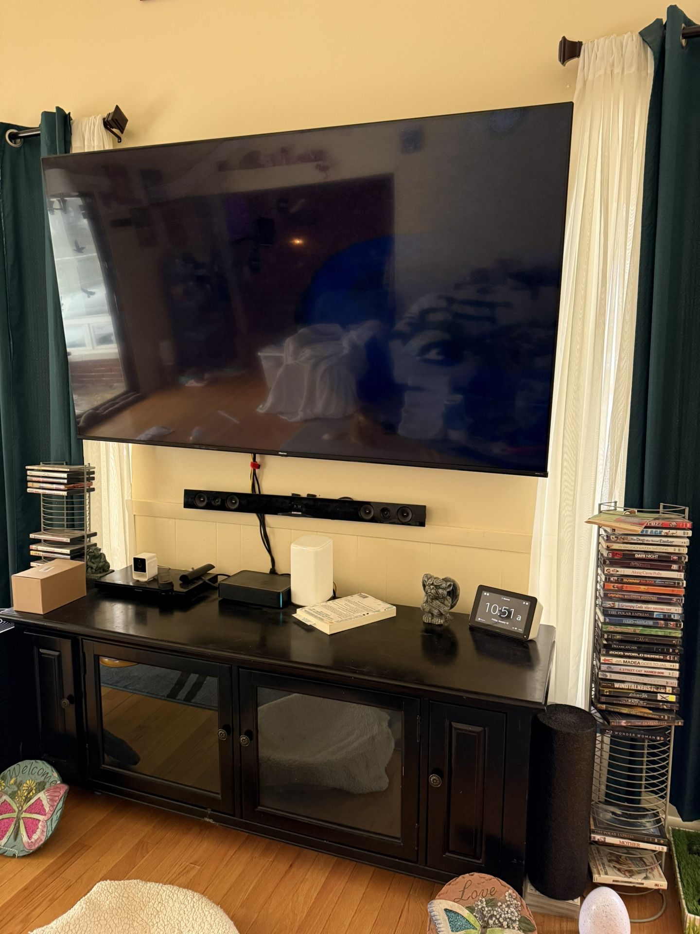 Hisense 75” Class A6 Series 4K UHD Smart Google TV And A Samsung Soundbar