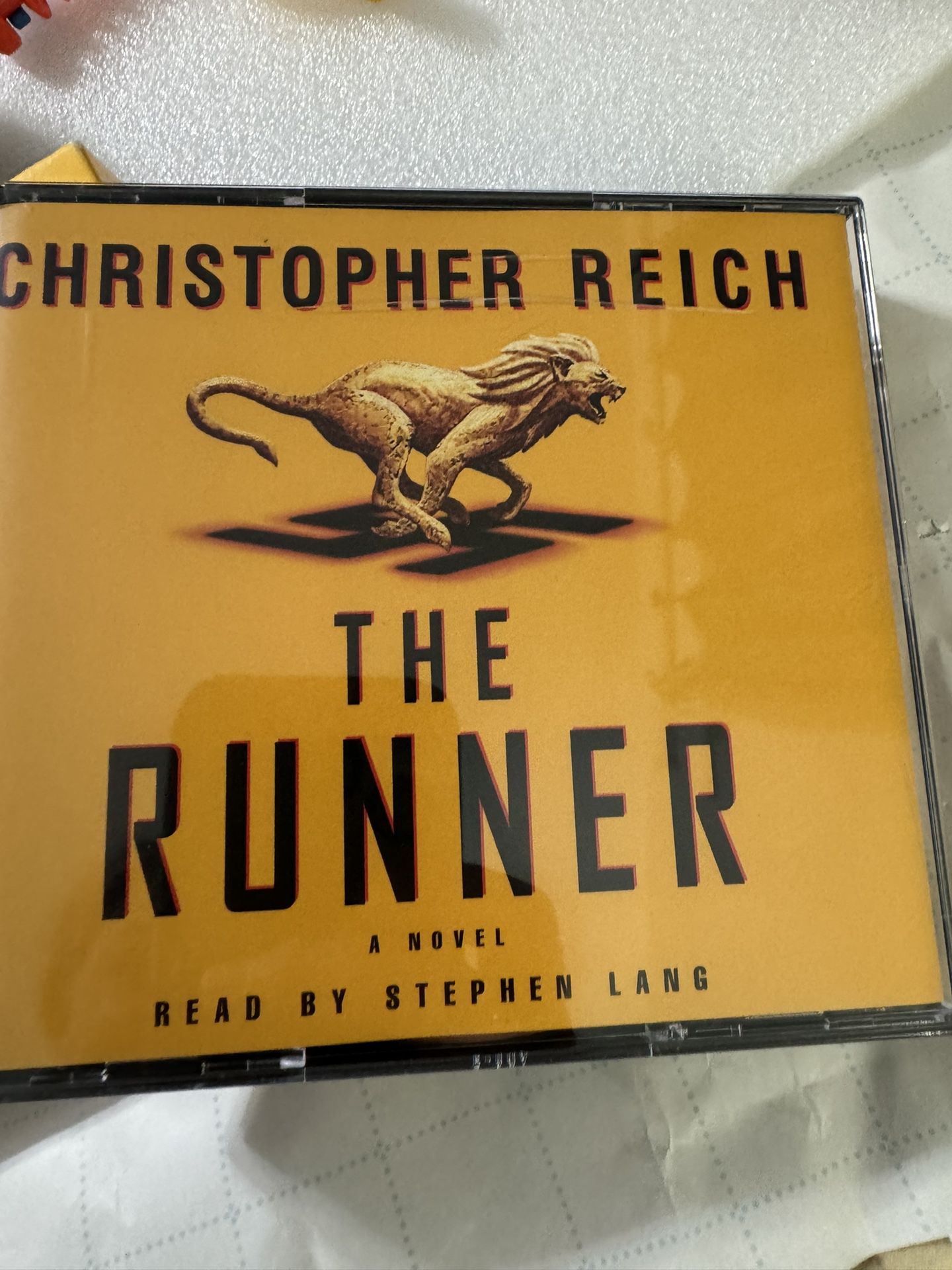 Christopher Reich The Runner A novel audiobook NEW Sealed 5 Disc set