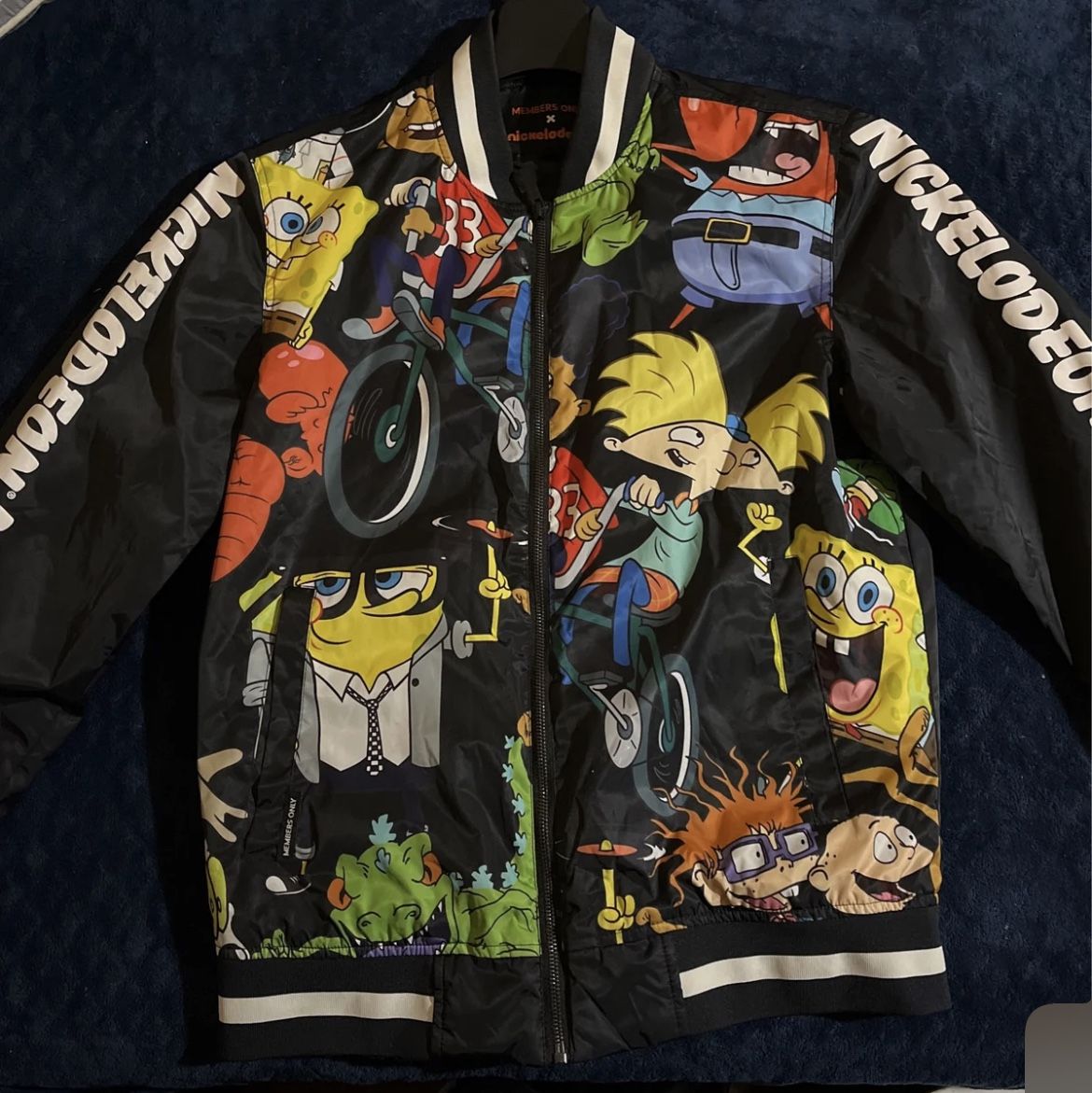 Members Only Nickelodeon Bomber Jacket