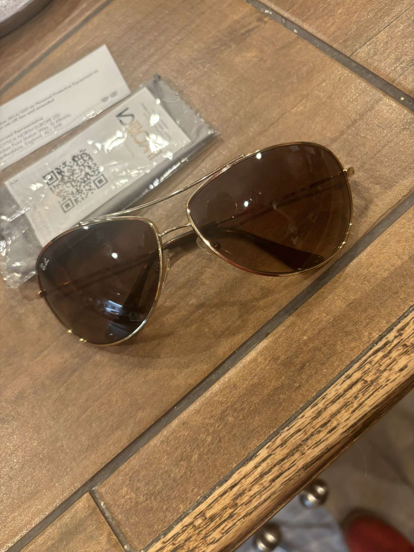 Raybands Aviators Unisex UV Protected Sunglasses