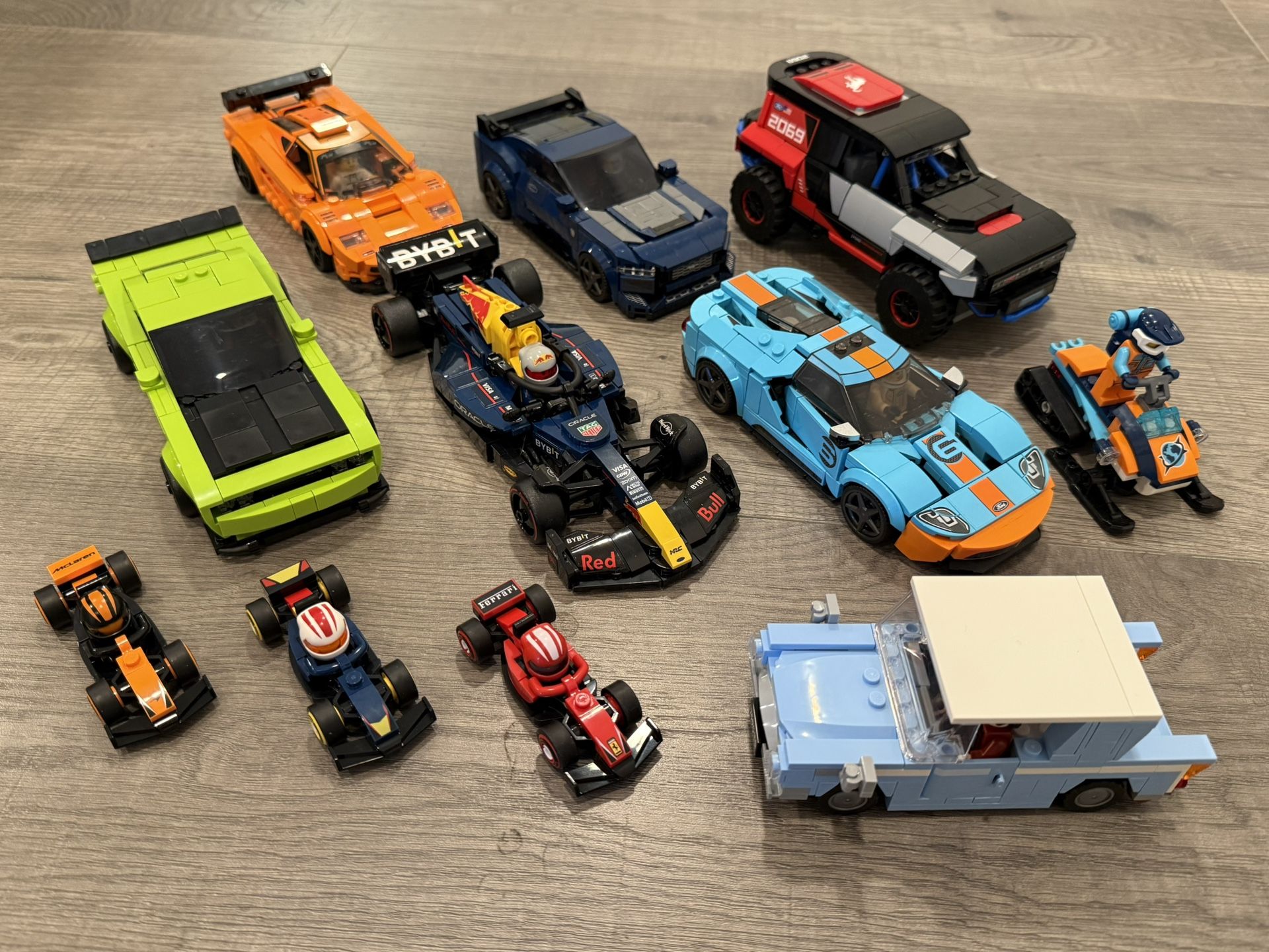 Lego Speed Champions X6 + Extras 