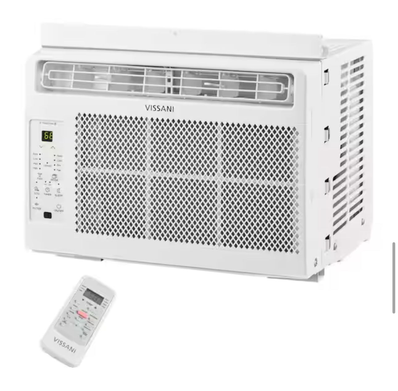 Vissani 5,000 BTU 115-Volt Window Air Conditioner for 150 sq. ft. Rooms in White