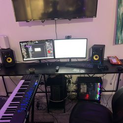 Full Gaming PC Setup – i7-8700K / GTX 1660 Ti / 32GB RAM / Dual 144Hz Monitors – Ready to Use