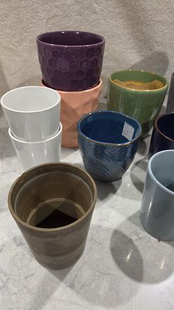 Orchid/ small ceramic pots