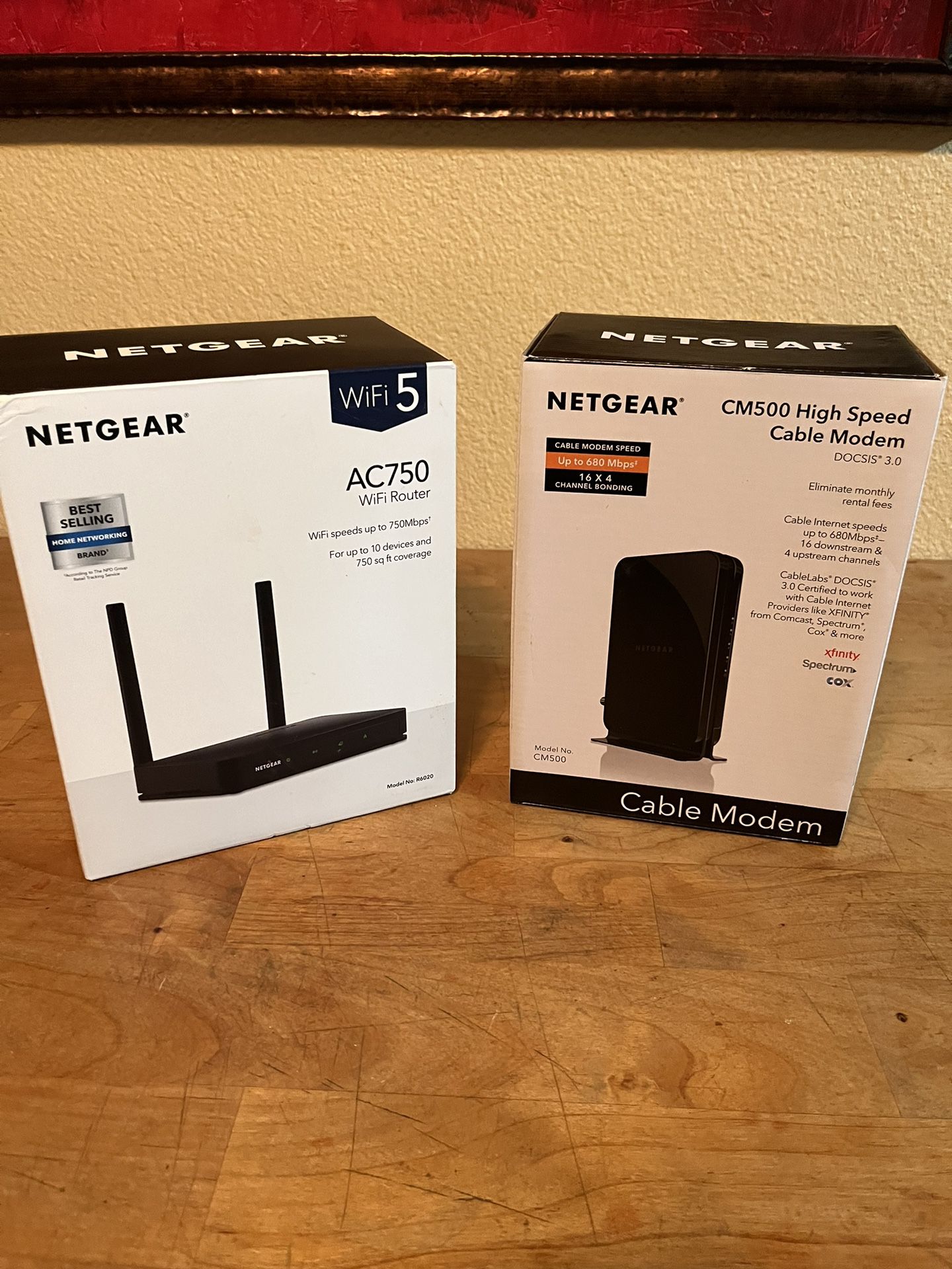 NETGEAR Cable Modem And WiFi Router 