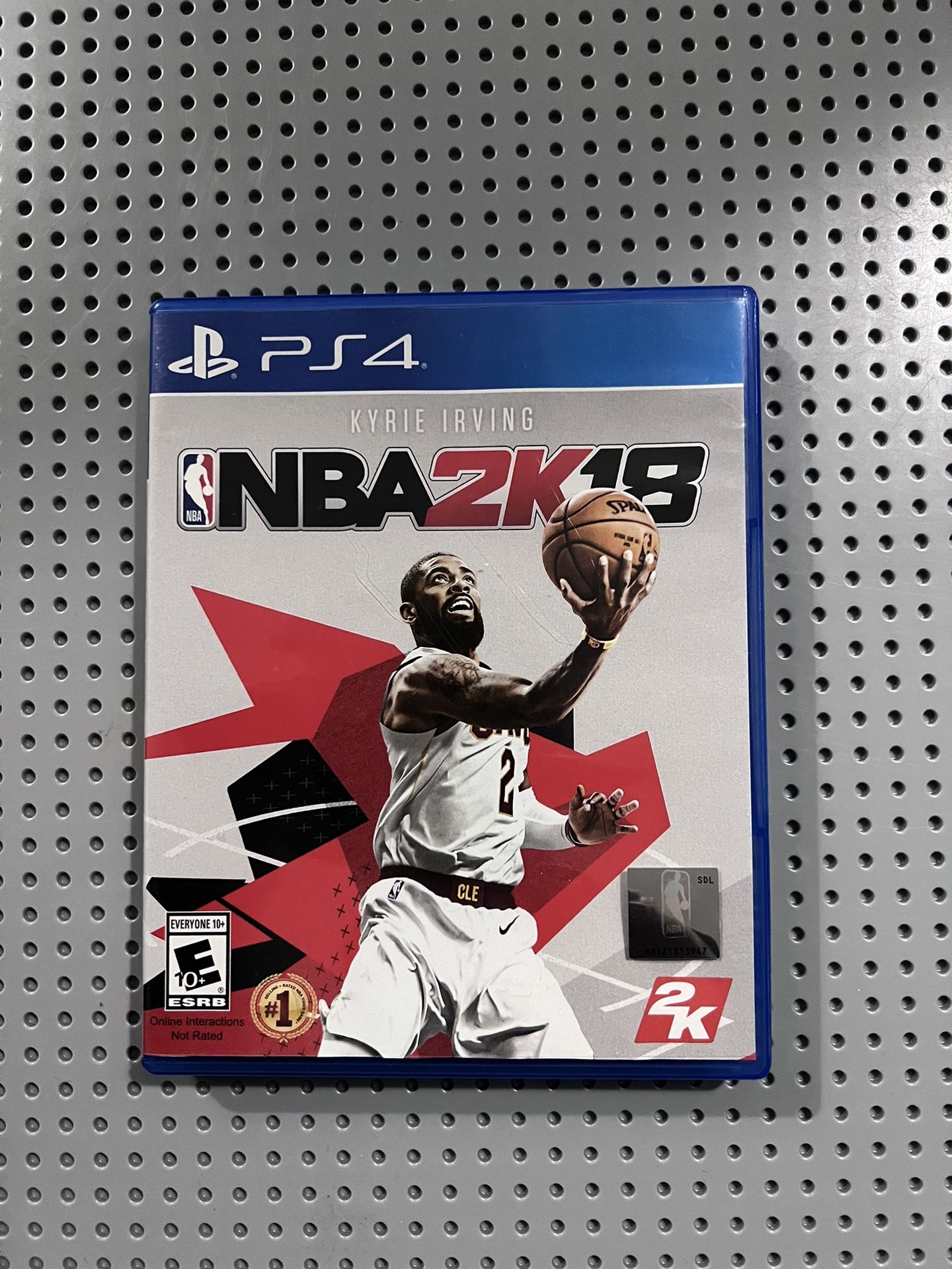 PS4 NBA 2K18 Kyrie Irving PlayStation Basketball Video Game Tested Working