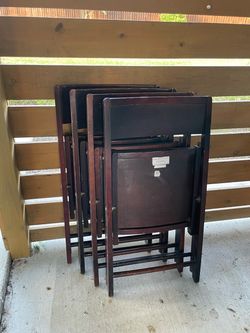Wood chairs