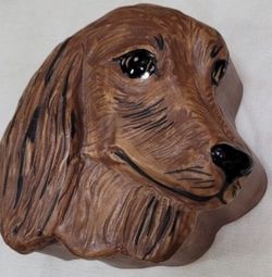 Jewelry Box Dog Shaped Hand Mad, Signed  by the Artist.
