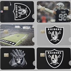 Las Vegas Raiders Bank Card Skins Credit Card Skins Sticker