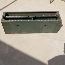 Military Pistol Cabinet With Locking Device