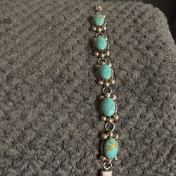 Silver & Turquoise Bracelet 