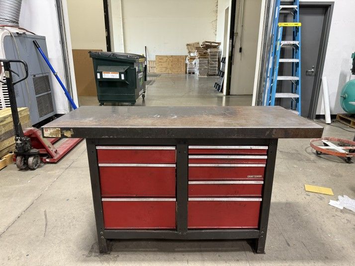 Tool Box/ Work Bench With Storage