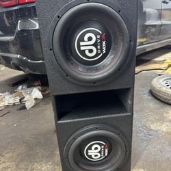 Speakers DB WDX12 3k with Q B BOX