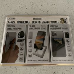 3-pack / Ring Holder/ Desktop Stand/Wallet