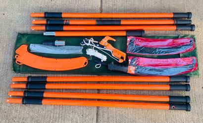 OBO New Other Vevor 7.3-27’ Extendable Manual Pole Saw/Pruner Steel Blade & Scissors
