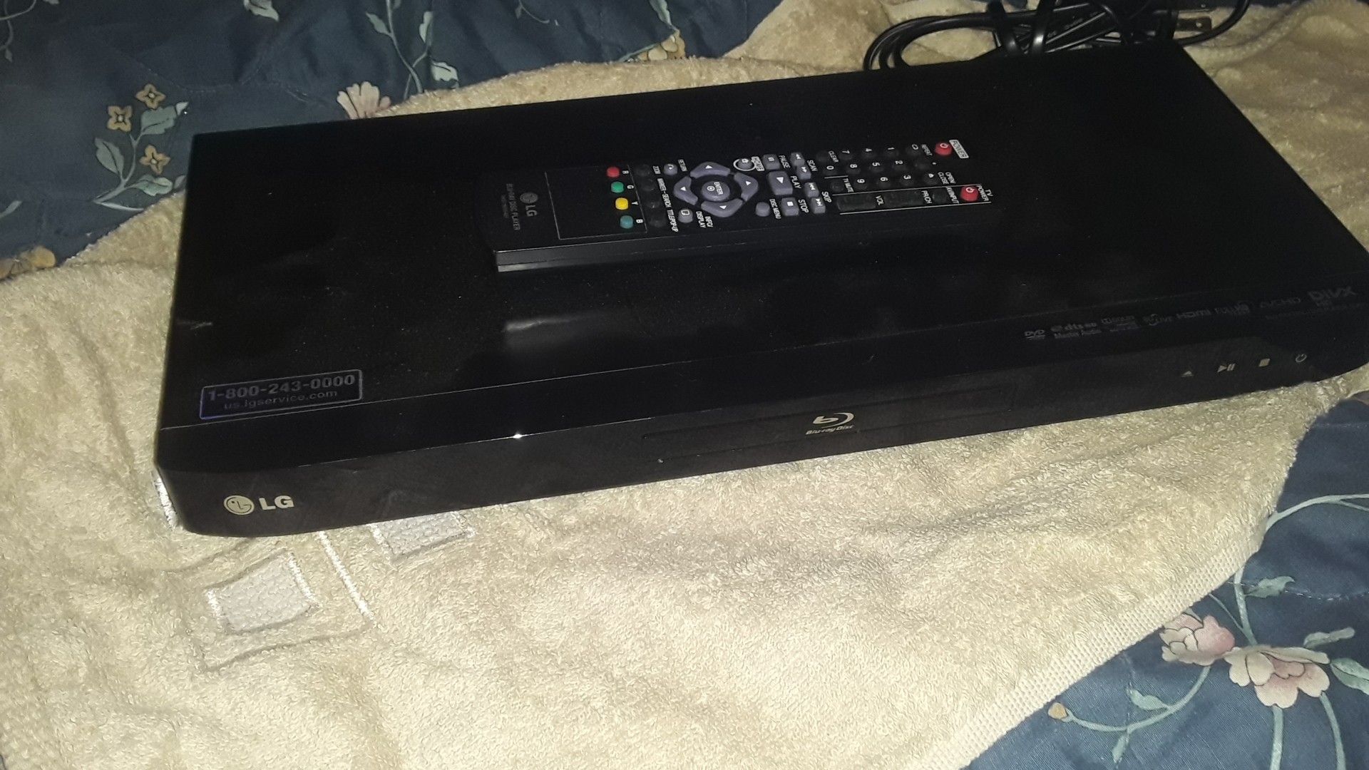 Lg blue ray DVD player