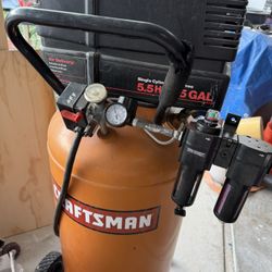 Craftsman Portable 25 Gallon No Oil Air Compressor 