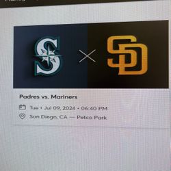 Tues July 9th padres