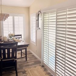 Custom Interior Shutters- REAL WOOD & LIFETIME WARRANTY, Plantation Shutters, Window Treatments, Window Coverings, Persianas de Madera