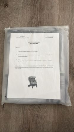 New Doona Dubl Stroller Rain Cover